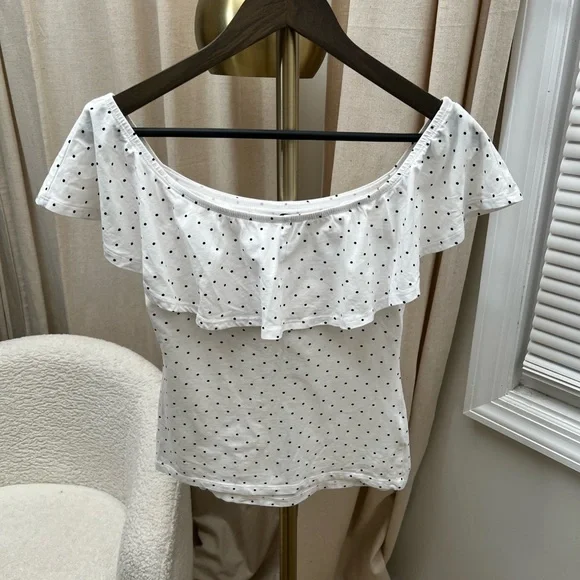 TALLY WEIJL Pocketdot Shirt | L - Picture 4 of 4